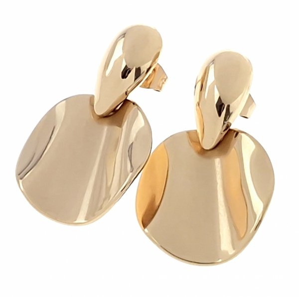 exclusive swarovski gold-plated earrings