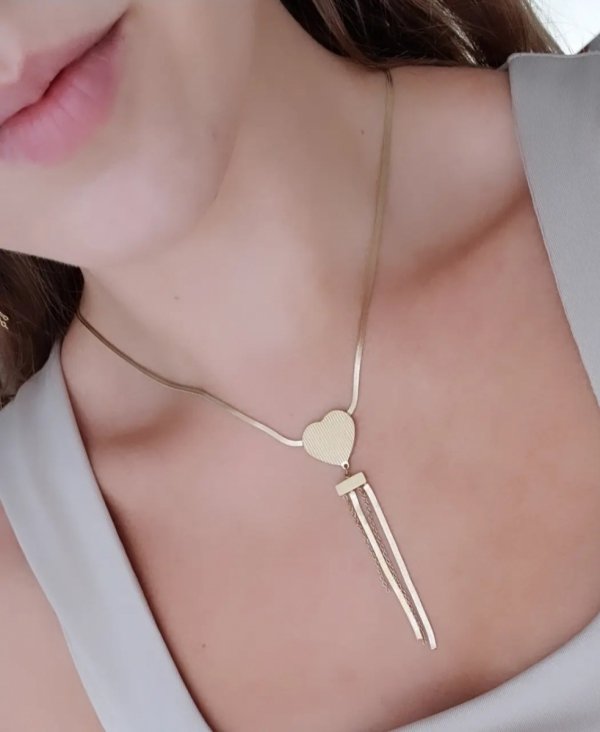 GOLD CHAIN NECKLACE celebrity STAINLESS STEEL