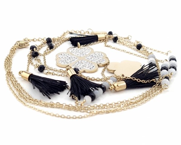 GOLD CHAIN NECKLACE celebrity STAINLESS STEEL