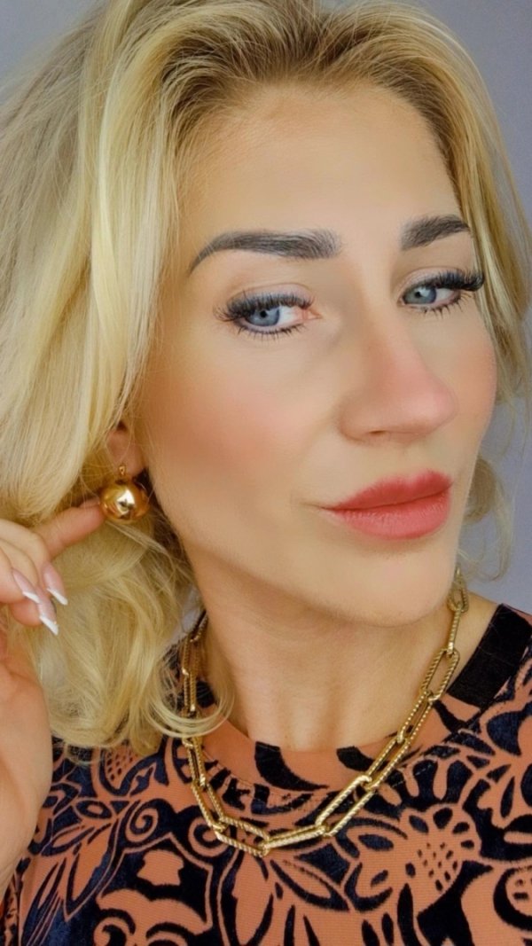 gold plated earrings with exclusive cubic zirconia