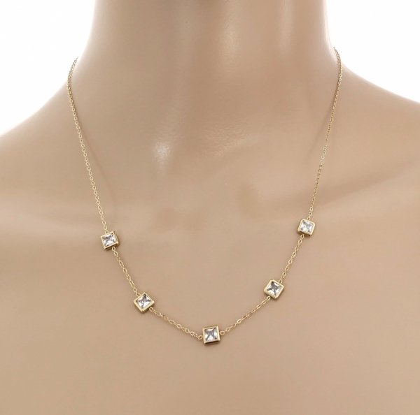 GOLD CHAIN NECKLACE celebrity STAINLESS STEEL