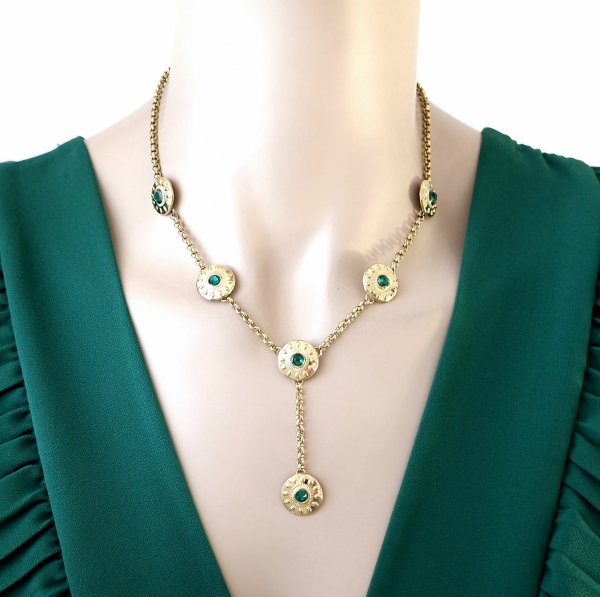 GOLD CHAIN NECKLACE celebrity STAINLESS STEEL