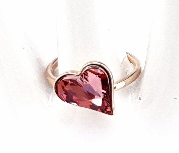 gold ring 19,00mm. gold-plated engagement xuping