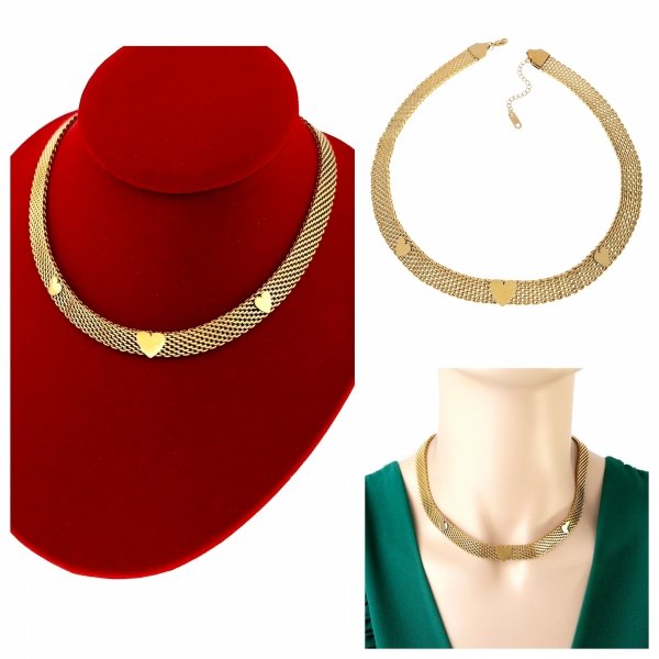 GOLD CHAIN NECKLACE celebrity STAINLESS STEEL