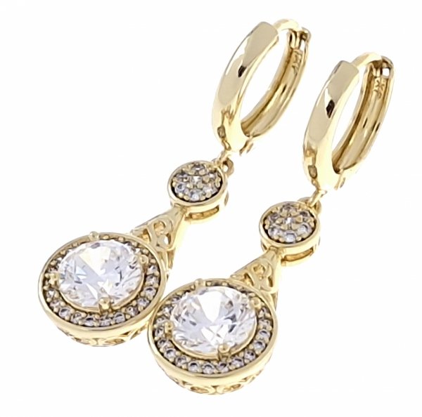 18k gold plated set pendant earrings xuping