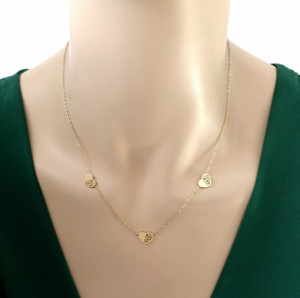 GOLD CHAIN NECKLACE celebrity STAINLESS STEEL
