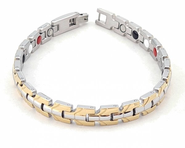 BRACELET GOLD CELEBRITY STAINLESS STEEL