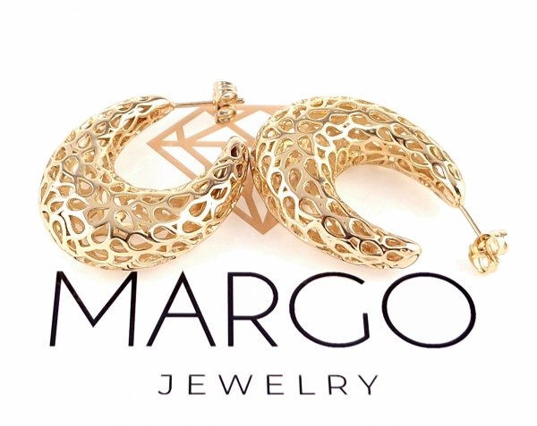 exclusive swarovski gold-plated earrings