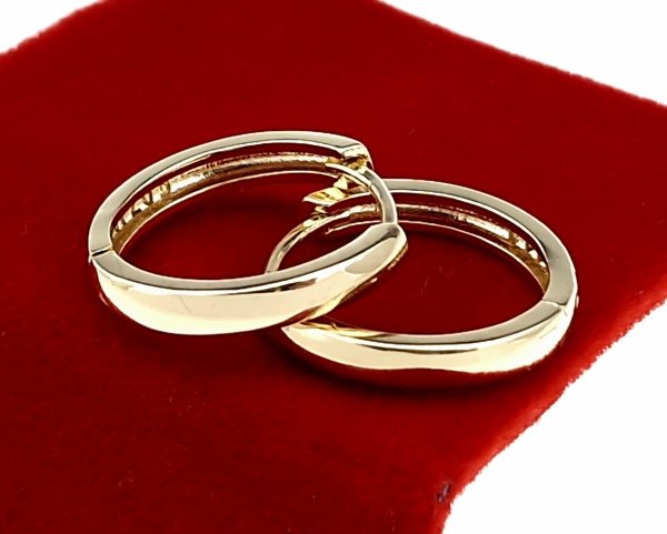 gold plated earrings with exclusive cubic zirconia