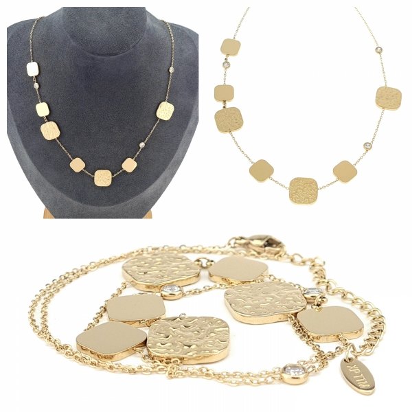 GOLD CHAIN NECKLACE celebrity STAINLESS STEEL