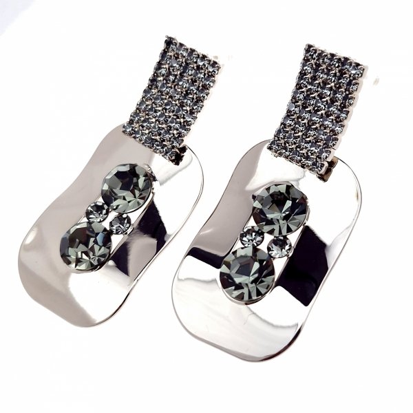 gold plated earrings with exclusive cubic zirconia