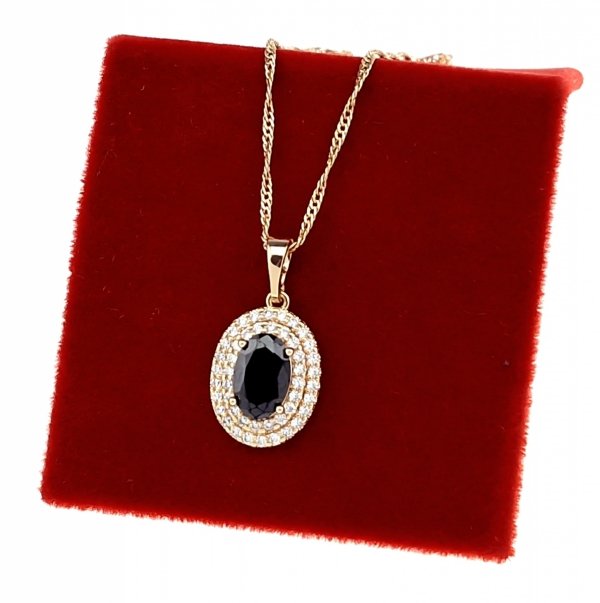 gold pendant 18k shiny xuping