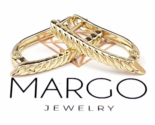 gold plated earrings with exclusive cubic zirconia