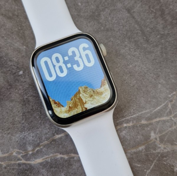 Smartwatch Ultimate T500 Hlwatch PRO LSSD watch comfortable silicone strap white