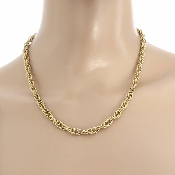 GOLD CHAIN NECKLACE celebrity STAINLESS STEEL