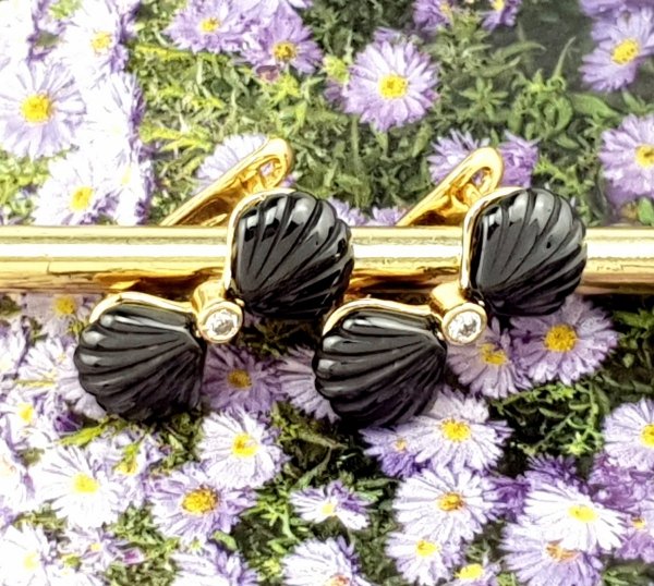 gold plated earrings with exclusive cubic zirconia