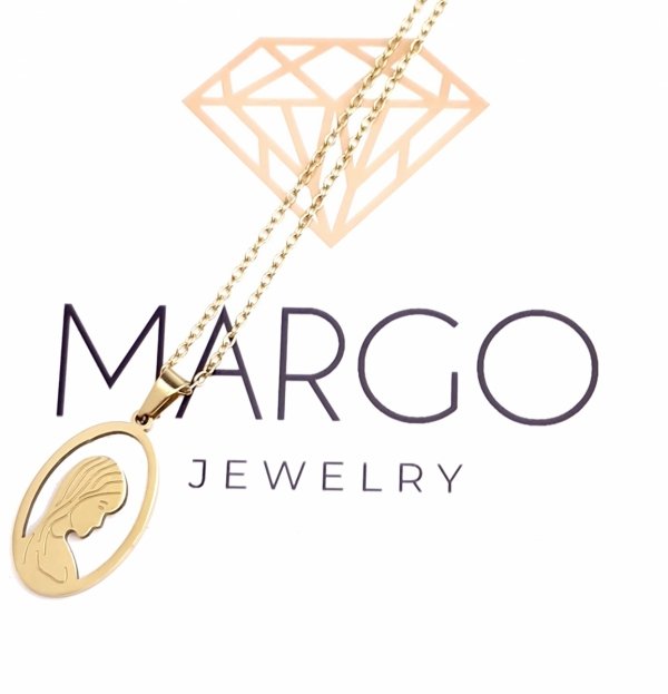 GOLD CHAIN NECKLACE celebrity STAINLESS STEEL