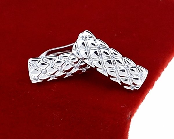 gold plated earrings with exclusive cubic zirconia