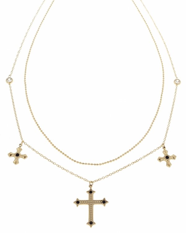 GOLD CHAIN NECKLACE celebrity STAINLESS STEEL