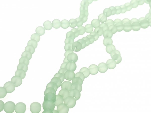 Glass beads faceted strands
