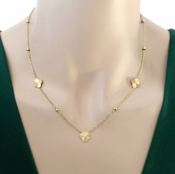GOLD CHAIN NECKLACE celebrity STAINLESS STEEL