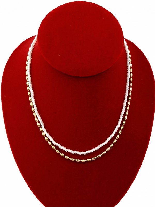GOLD CHAIN NECKLACE celebrity STAINLESS STEEL