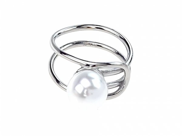 ring 17,30mm gold stainless steel