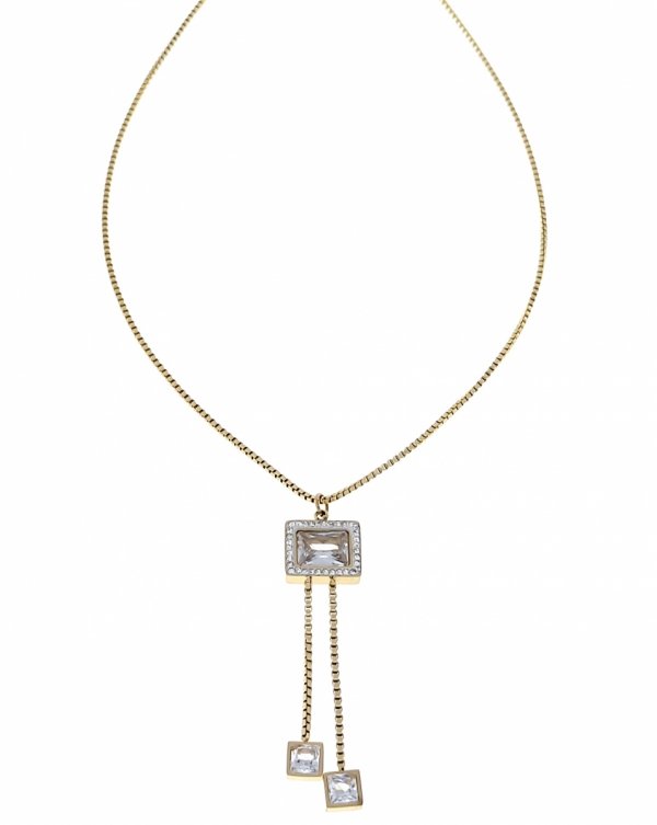 GOLD CHAIN NECKLACE celebrity STAINLESS STEEL
