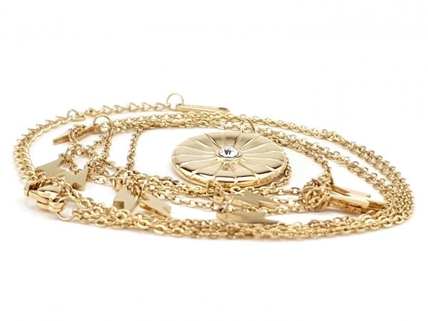 GOLD CHAIN NECKLACE celebrity STAINLESS STEEL