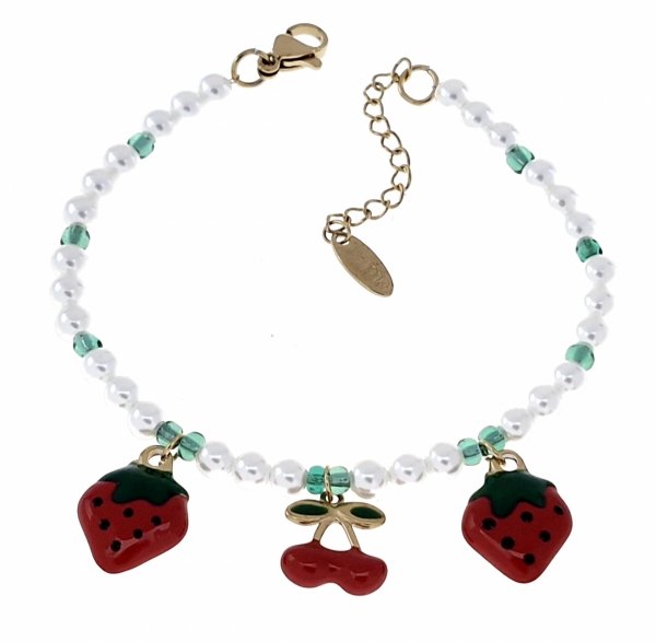 BRACELET GOLD CELEBRITY STAINLESS STEEL