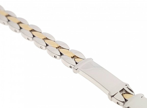 BRACELET GOLD CELEBRITY STAINLESS STEEL