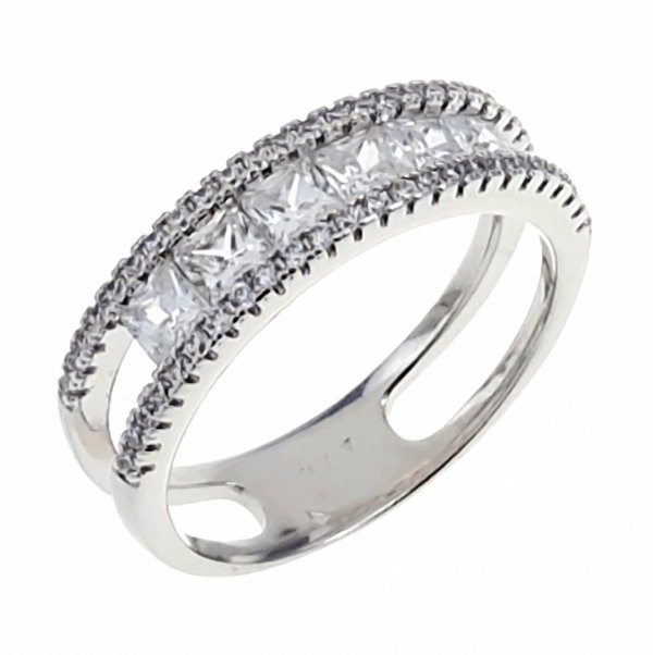 gold ring 18,60mm. gold-plated engagement xuping