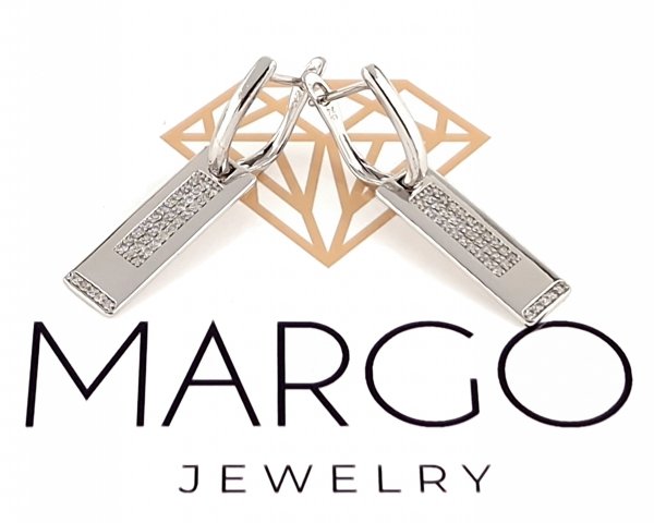gold plated earrings with exclusive cubic zirconia