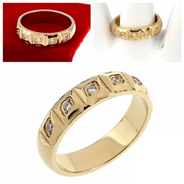 ring 19,00mm gold stainless steel