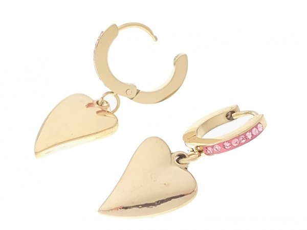 EARRINGS SILVER STAINLESS STEEL CELEBRITY