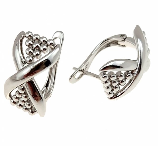 gold plated earrings with exclusive cubic zirconia