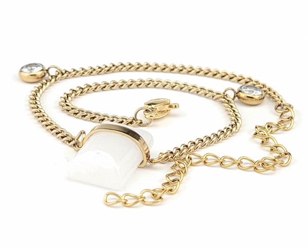 BRACELET GOLD CELEBRITY STAINLESS STEEL