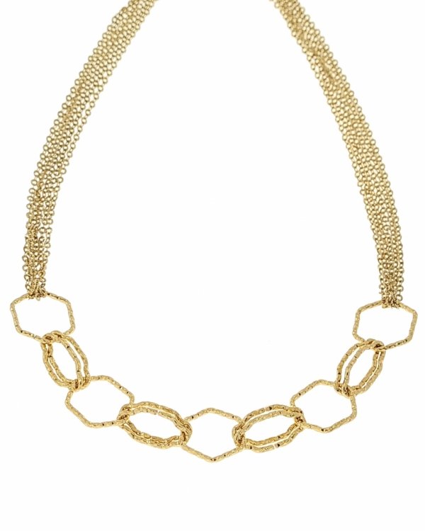 GOLD CHAIN NECKLACE celebrity STAINLESS STEEL