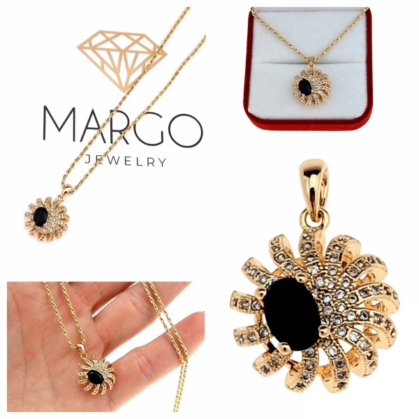 gold pendant 18k shiny xuping