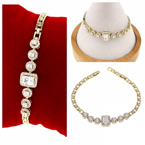 gold-plated 18k gold bracelet