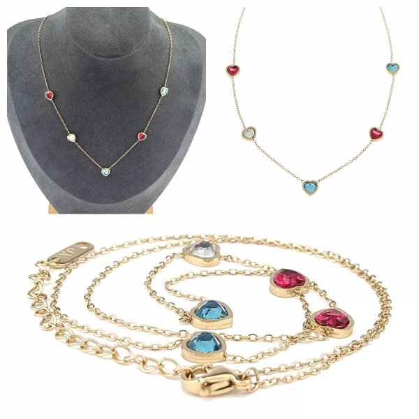 GOLD CHAIN NECKLACE celebrity STAINLESS STEEL