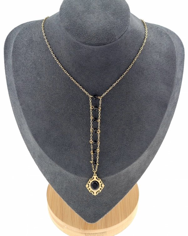 GOLD CHAIN NECKLACE celebrity STAINLESS STEEL