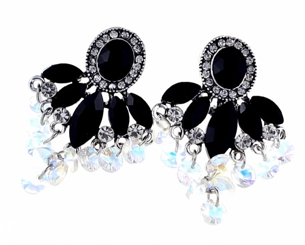 gold plated earrings with exclusive cubic zirconia