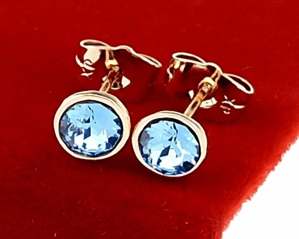 exclusive swarovski gold-plated earrings