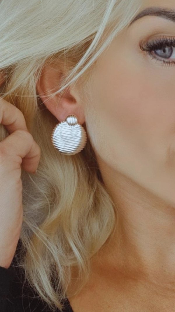 gold plated earrings with exclusive cubic zirconia