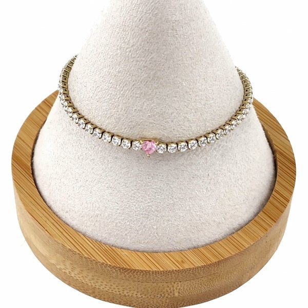 BRACELET GOLD CELEBRITY STAINLESS STEEL