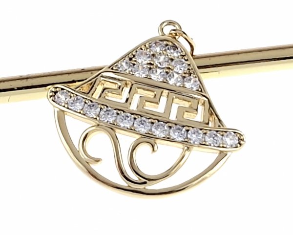 gold pendant 18k shiny xuping
