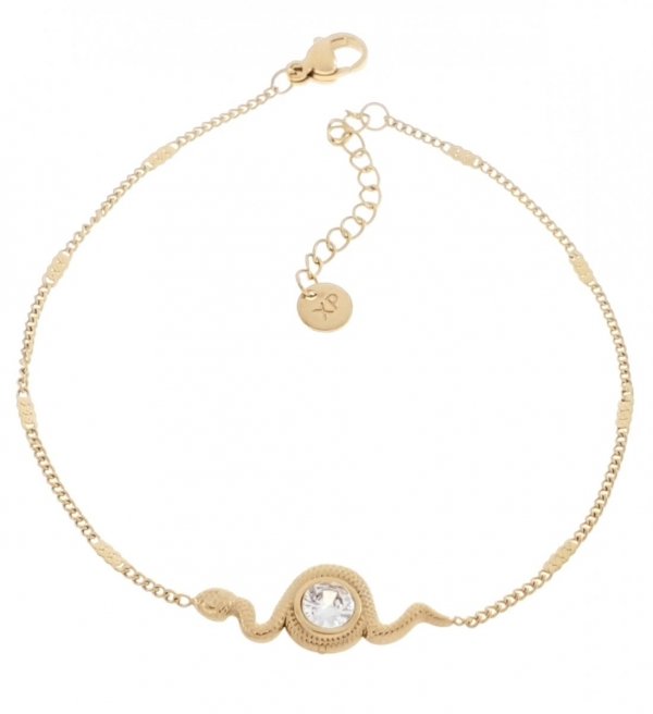 BRACELET GOLD CELEBRITY STAINLESS STEEL