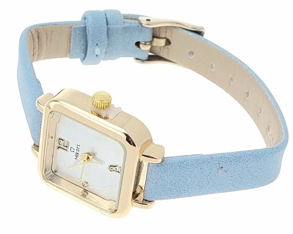 exclusive women's gold watch leather strap