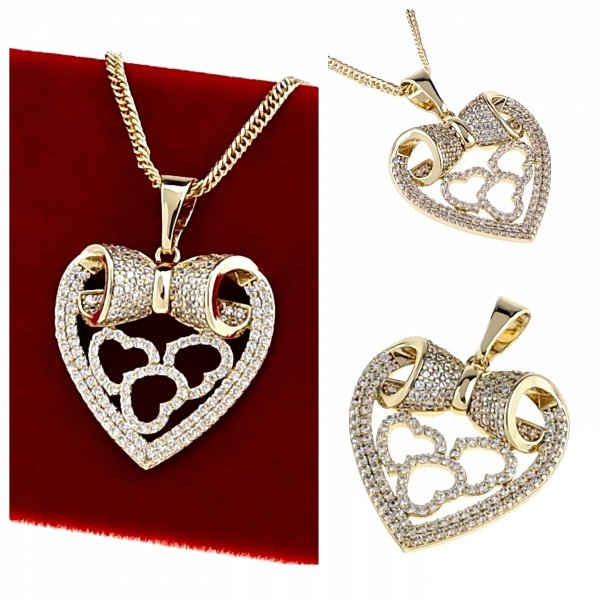 gold pendant 18k shiny xuping
